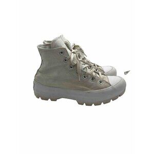 Converse Chuck Taylor All Star Hi Lugged Beige Canvas Women's Shoes Sz 8 565902C
